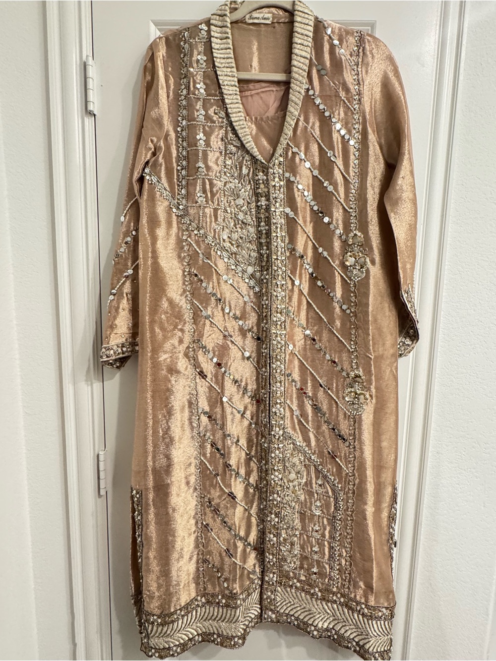 Bisma amir designer pakistani Embellished Long Dress